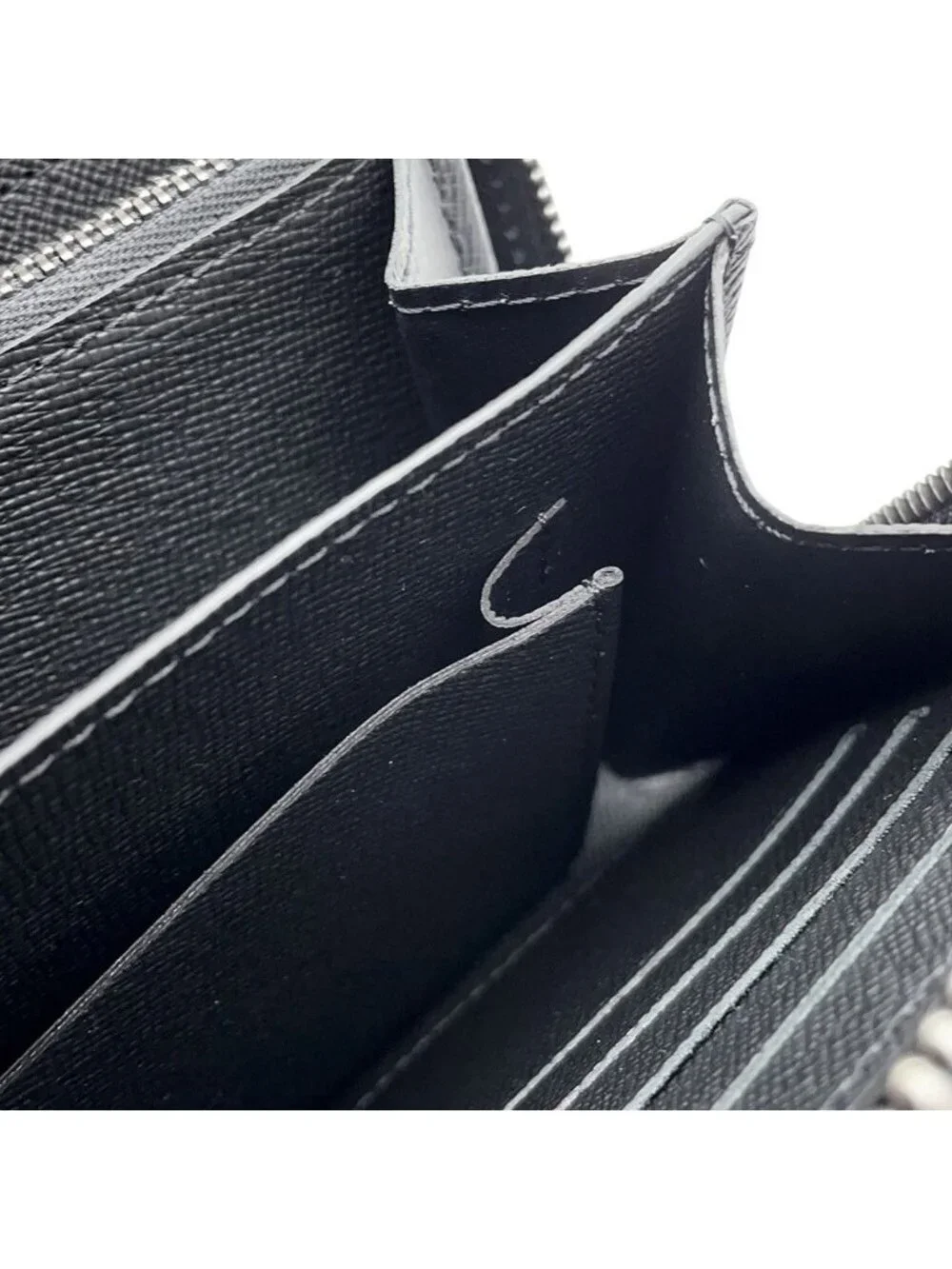 Louis Vuitton Wallet Monogram Eclipse Zippy XL Black